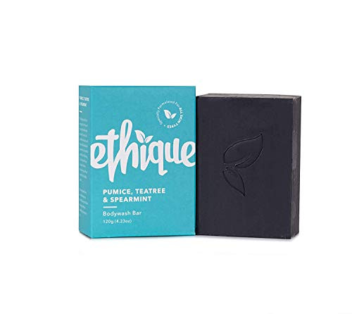 Ethique EcoFriendly Bodywash Bar Pumice Tea Tree Spearmint Sustainable Natural Bodywash for Deep Cleanse Exfoliation Plastic Free Vegan Plant Based 100 Compostable and Zero Waste 423oz Ethique EcoFriendly Bodywash Bar Pumice Tea Tree Spearmint Sustainable Natural Bodywash for Deep Cleanse Exfoliation Plastic Free Vegan Plant Based 100 Compostable and Zero Waste 423oz