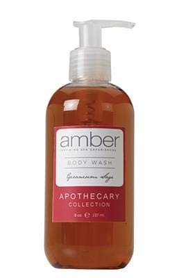 Amber Apothecary Geranium Sage Body Wash 8 oz