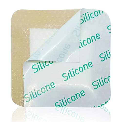 JJ CARE Pack of 10 Silicone Foam Dressing 3 x 3 Sacral Foam Dressing Bordered Self Adhesive 5Layer Foam Dressings for Wounds High Absorbency Sacrum Foam Dressing Bendable for Fast Healing JJ CARE Pack of 10 Silicone Foam Dressing 3 x 3 Sacral Foam Dressing Bordered Self Adhesive 5Layer Foam Dressings for Wounds High Absorbency Sacrum Foam Dressing Bendable for Fast Healing