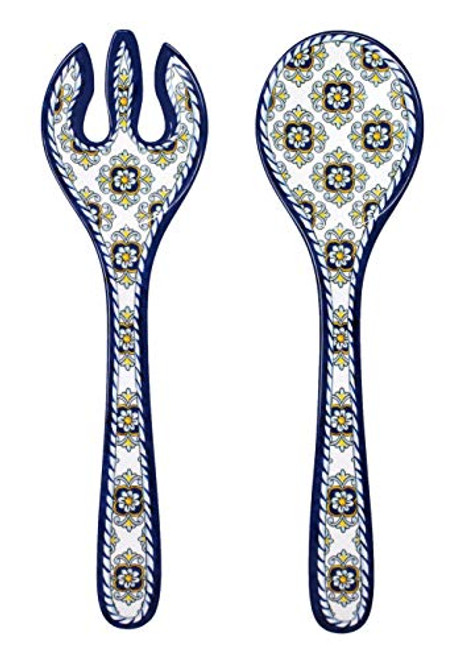 Le Cadeaux 121SOR Sorrento Melamine Salad Servers Le Cadeaux 121SOR Sorrento Melamine Salad Servers