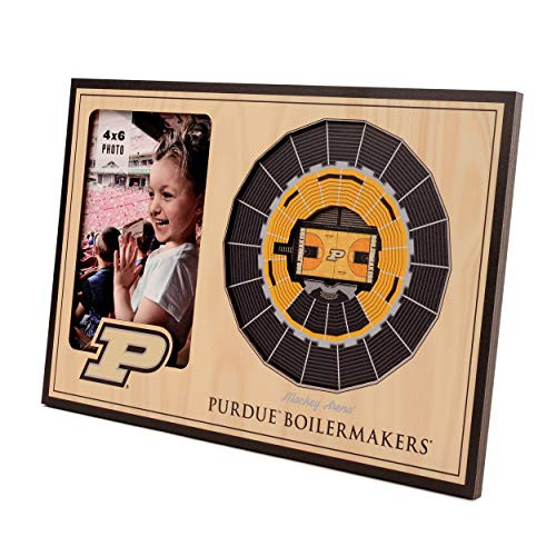 NCAA Purdue Boilermakers 3D StadiumViews Picture Frame Purdue Boilermakers Basketball Stadium 12 x 8 Team Color