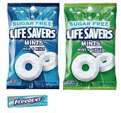 Life Savers Sugar Free Hard Candy Mints Variety Pack Life Savers WintOGreen and PepOMint Sugar Free Hard Candy Plus Freedent Sample Convenient OneStop Shopping And Easy to Buy With 1 Click