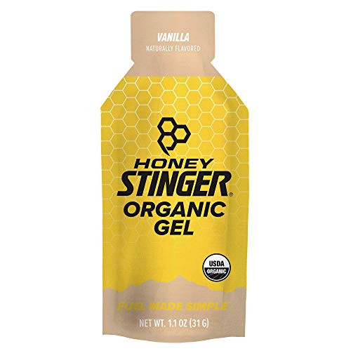 Honey Stinger Organic Energy Gel Vanilla Sports Nutrition 11 Ounce Pack of 24