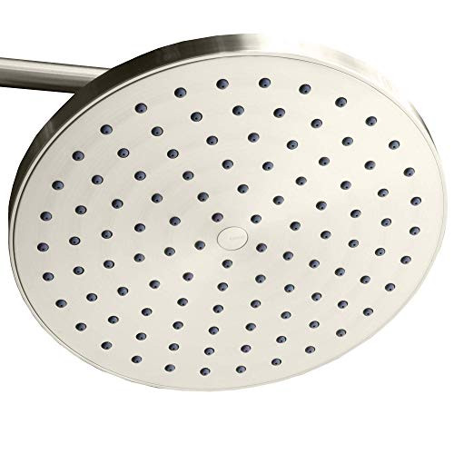 ShowerMaxx Luxury Spa Series 8 inch Round High Pressure Rainfall Shower Head MAXXimize Your Rainfall Experience with Rain Showerhead in Brushed Nickel Finish