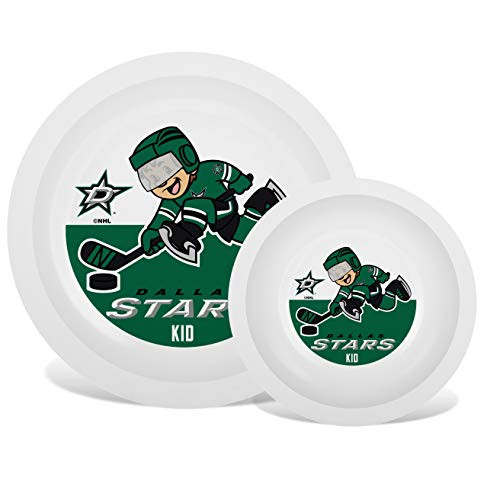 Baby Fanatic NHL Legacy Infant Plate  Bowl Set Dallas Stars for Ages 6 Months  Up Baby Fanatic NHL Legacy Infant Plate  Bowl Set Dallas Stars for Ages 6 Months  Up