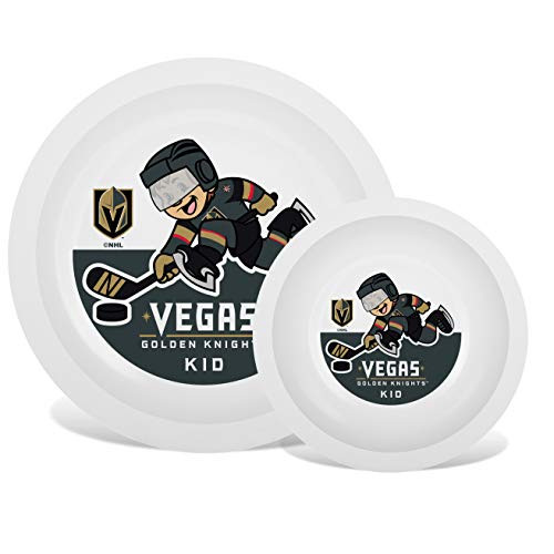 Baby Fanatic NHL Legacy Infant Plate  Bowl Set Vegas Golden Knights for Ages 6 Months  Up Baby Fanatic NHL Legacy Infant Plate  Bowl Set Vegas Golden Knights for Ages 6 Months  Up
