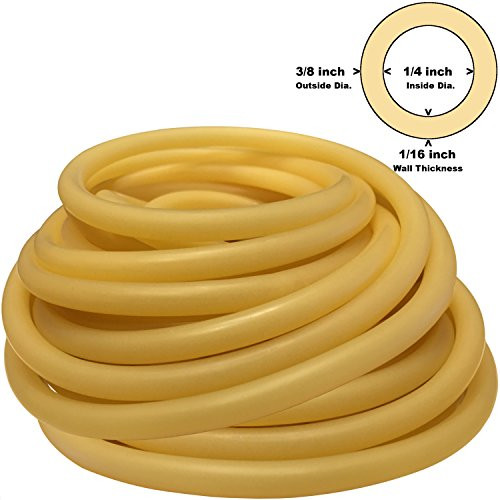 Spearit 38 OD 14 ID Latex TUBING 804 Amber 20FT