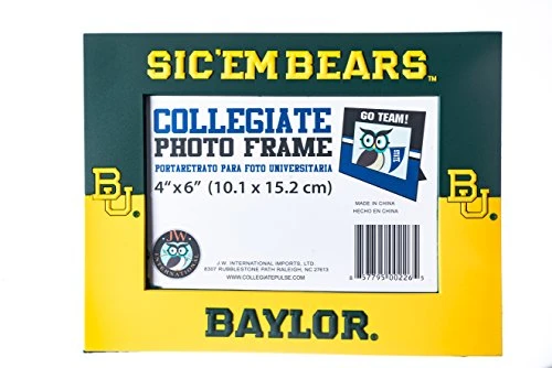 Collegiate Pulse Baylor Bears NCAA PVC Photo Frame