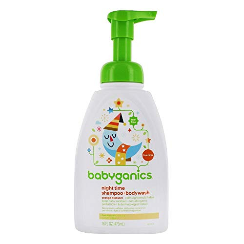 Babyganics Shampoo And Body Wash Night Time Orange Blossom 16 Ounce 2 Pack