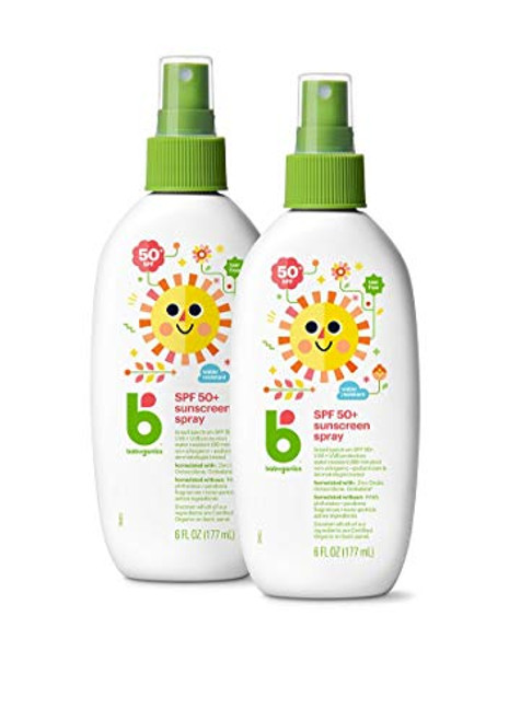 Babyganics Sunscreen Spray 50 SPF 6oz 2 Pack Packaging May Vary Babyganics Sunscreen Spray 50 SPF 6oz 2 Pack Packaging May Vary