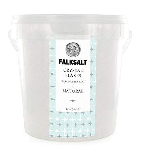 FALKSALT Cyprus Organic Sea Salt Flakes Chefs Tub 132lb PREMIUM FINISHING SEA SALT Great on Meat Poultry Seafood Veggies Sweets Cocktails Pasta and more FALKSALT Cyprus Organic Sea Salt Flakes Chefs Tub 132lb PREMIUM FINISHING SEA SALT Great on Meat Poultry Seafood Veggies Sweets Cocktails Pasta and more