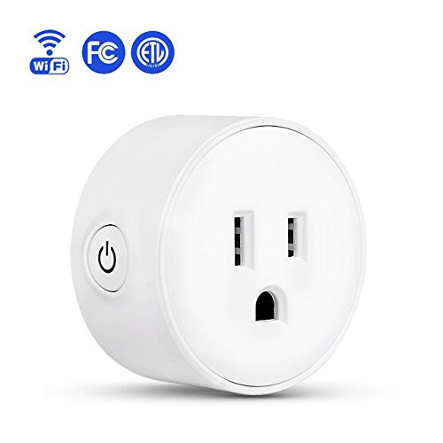 Mini Smart Plug Wi-Fi Wireless Socket Outlet Compatible with Alexa, No Hub Required, Remote Control your Devices from Anywhere