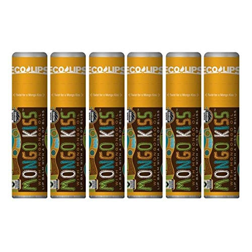 Lip Balm Mongo Kiss 6Pack 6 Tubes Vanilla Honey by Eco Lips 100 Organic Beeswax Cocoa Butter Lip Care with Organic Mongongo Oil Soothe Moisturize Dry and Cracked Lips Made in USA Lip Balm Mongo Kiss 6Pack 6 Tubes Vanilla Honey by Eco Lips 100 Organic Beeswax Cocoa Butter Lip Care with Organic Mongongo Oil Soothe Moisturize Dry and Cracked Lips Made in USA