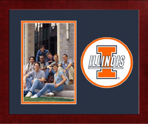 Campus Images NCAA Illinois Illini University Spirit Photo Frame Vertical