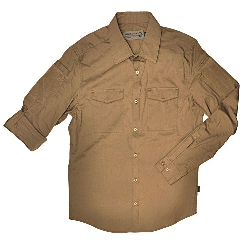 HAZARD 4 ColonialTM Safari Stretch Patch Shirt R  Coyote Medium