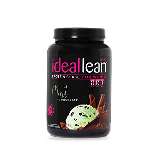 IdealLean Nutritional Protein Powder for Women 20g Whey Protein Isolate Supports Weight Loss Healthy Low Carb Shakes with Folic Acid Vitamin D 30 Servings Chocolate Mint IdealLean Nutritional Protein Powder for Women 20g Whey Protein Isolate Supports Weight Loss Healthy Low Carb Shakes with Folic Acid Vitamin D 30 Servings Chocolate Mint