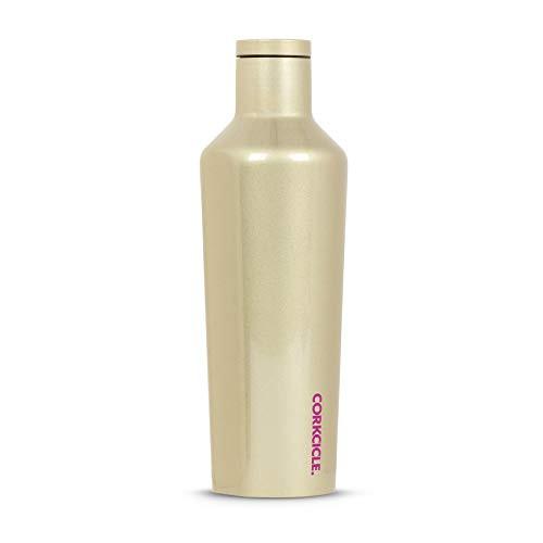 Corkcicle 16oz Canteen Classic Collection  Water Bottle  Thermos  Triple Insulated Shatterproof Stainless Steel Unicorn Glampagne