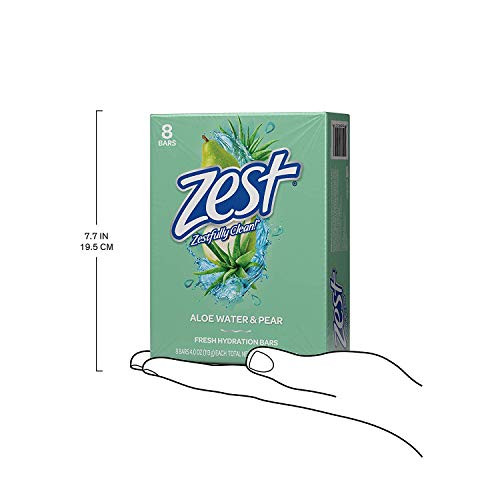 Zest Bar Soap Fresh Aloe 4 Oz 16 Bars Pack