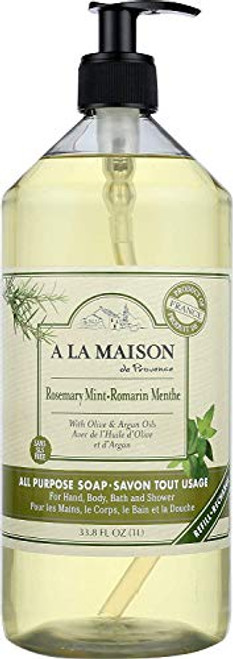 A La Maison Liquid soap Rosemary Mint 1L A La Maison Liquid soap Rosemary Mint 1L