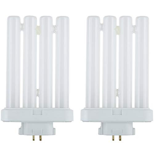 Sunlite FML2765K2PK Compact Fluorescent 27W Quad Tube Light Bulbs 6500K Daylight Like Light GX10Q4 Base 4 Pack