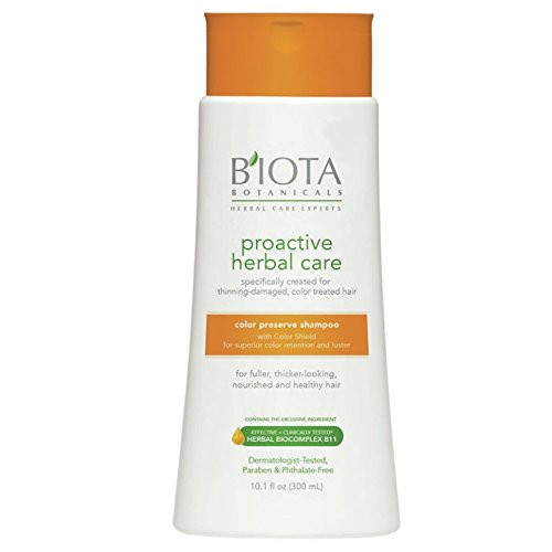 BIOTA Botanicals Proactive Herbal care color preserve shampoo Packaging may Vary