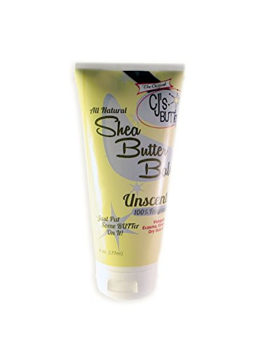 The Original CJs BUTTer All Natural Shea Butter Balm  Unscented 6 oz Tube