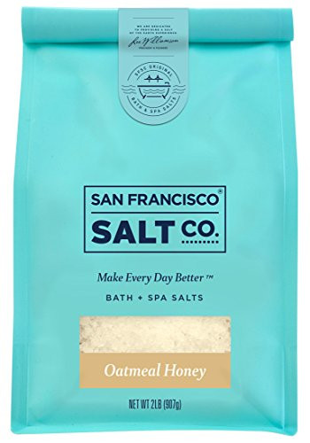 Oatmeal Honey Bath Salts 2 lb Luxury Bag  San Francisco Salt Company
