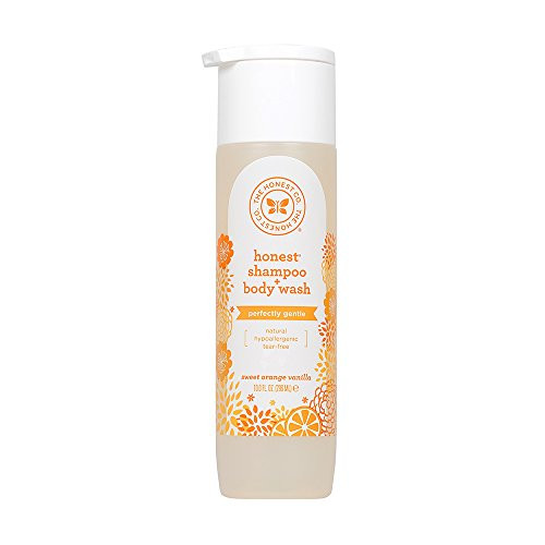 The Honest Company Honest Perfectly Gentle Sweet Orange Vanilla Shampoo and Body Wash with Naturally Derived Botanicals Orange Vanilla 10 Fluid Ounce