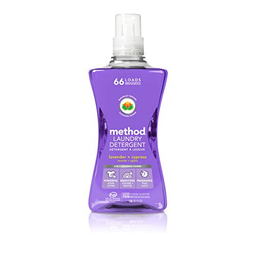 Method Concentrated Laundry Detergent Lavender  Cypress 535 Fl Oz Pack of 1 66 Loads