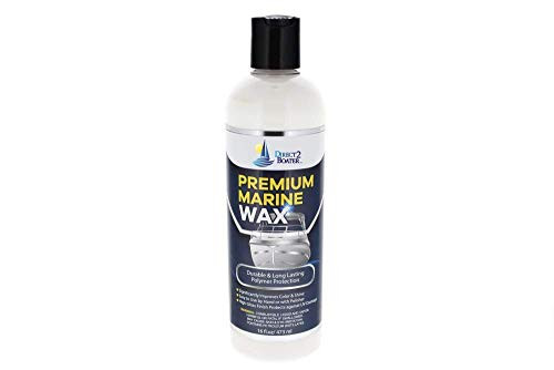 Premium Marine Wax for Boats  RVs with High Gloss Finish  16 fl oz By Direct 2 Boater