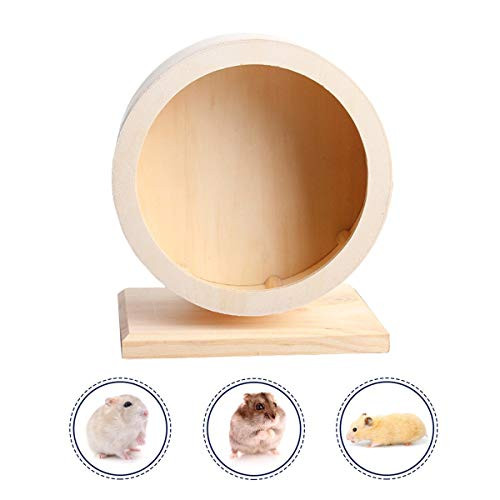 Small Pets Exercise Wheel Hamster Wooden Mute Running Spinner Wheel Play Toy for Rat Gerbil Mice Chinchillas Hedgehogs Guinea Pigs S Small Pets Exercise Wheel Hamster Wooden Mute Running Spinner Wheel Play Toy for Rat Gerbil Mice Chinchillas Hedgehogs Guinea Pigs S