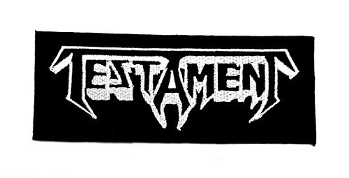Wasuphand Testament DIY Embroidered Metal Rock Punk Retro Indy Music Band Sew Iron On Patch Badge Wasuphand Testament DIY Embroidered Metal Rock Punk Retro Indy Music Band Sew Iron On Patch Badge