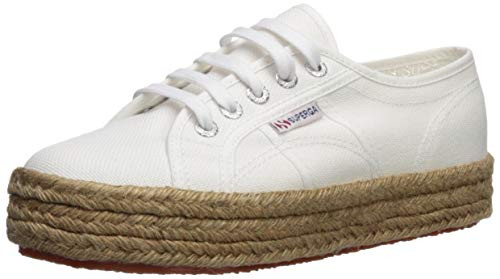 Superga Womens 2730 COTROPEW Sneaker White 38 M EU 75 US