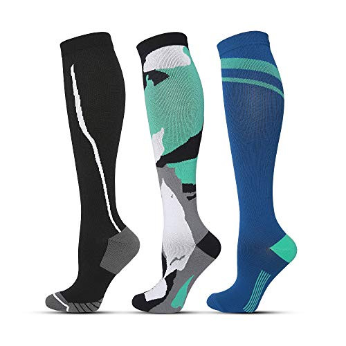 Compression Socks 2030mmHg for Men  Women3 PairsBest for RunningAthleticMedicalPregnancy and Travel