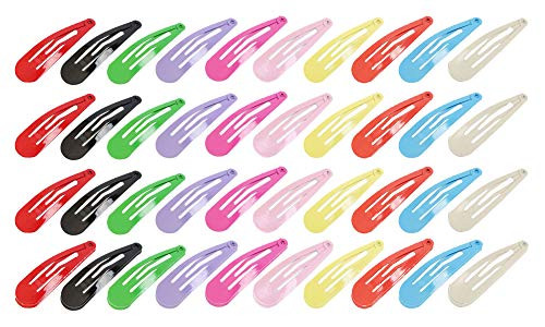 Snap Hair Clip Lovely Metal Barrettes for Girls Baby Toddlers Kids Women Accessories 40Pcs Snap Hair Clip Lovely Metal Barrettes for Girls Baby Toddlers Kids Women Accessories 40Pcs