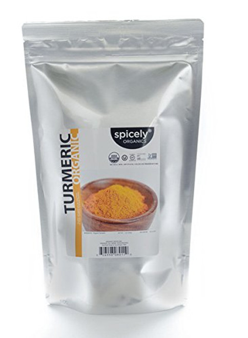 Spicely Organic Turmeric 1 Lb Bag Certified Gluten Free Spicely Organic Turmeric 1 Lb Bag Certified Gluten Free