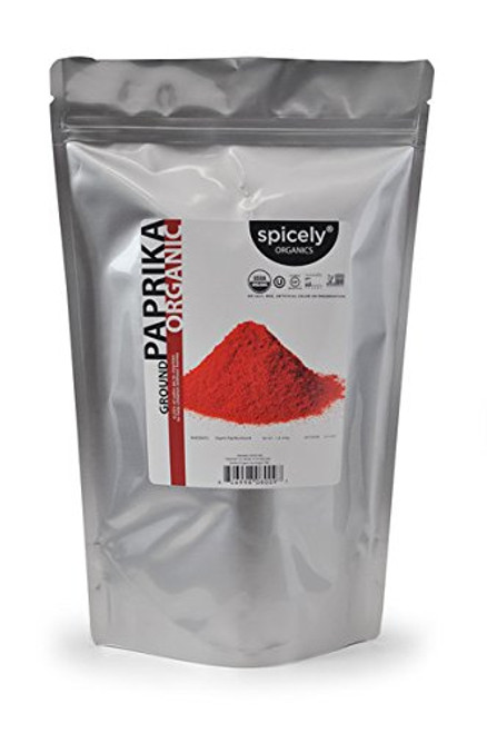 Spicely Organic Paprika 1 Lb Bag Certified Gluten Free Spicely Organic Paprika 1 Lb Bag Certified Gluten Free