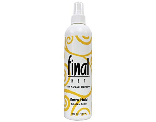 Final Net NonAerosol Hairspray Extra Hold Extra Firm Control 12 Ounces Pack of 1