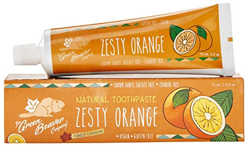 Green Beaver Fluoride free Zesty Orange Natural Toothpaste 3PACK