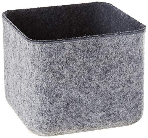 Three By Three Seattle Felt Organizer Charcoal 5 x 5 48025