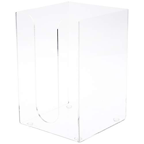 Plymor Clear Acrylic TallStack Napkin Holder 8375 H x 55 W x 55 D Holds 5 inch Square Items