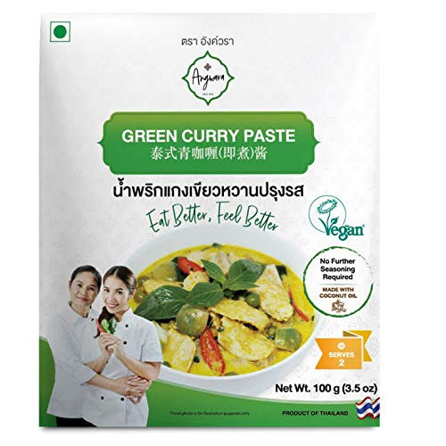 Green Curry Paste Vegan Vegetarian Thai Kitchen 35 Oz  ReadytoCook  No Extra Seasoning Required