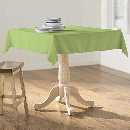 LA Linen Square Tablecloth  58 x 58 InchSquare Table Cloth for 36 Table in Washable Polyester  Great for Intimate Dinners Parties Holiday Dinner Wedding  More in Sage
