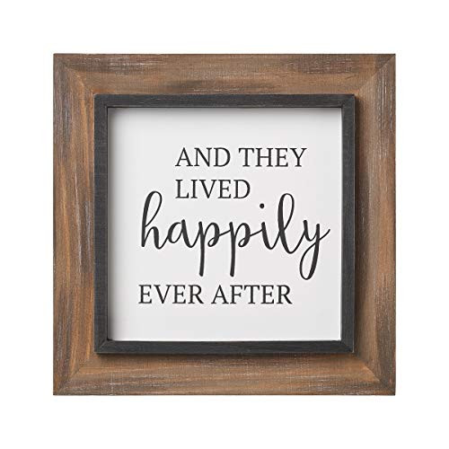 Collins Painting Rustic Layered WoodFramed Sign Happily Ever After