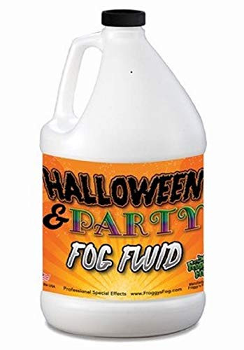 Froggys Fog  Half Gallon 64 Oz Organic Fog Juice  Medium Density High Output Long Lasting Fog Machine Fluid for Water Based Fog Machines