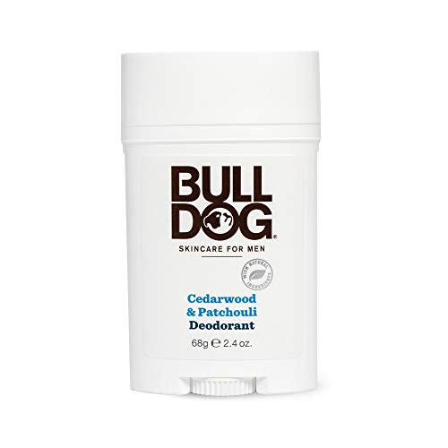 Bulldog Mens Skincare and Grooming Cedarwood Patchouli Deodorant 24 Ounce clear