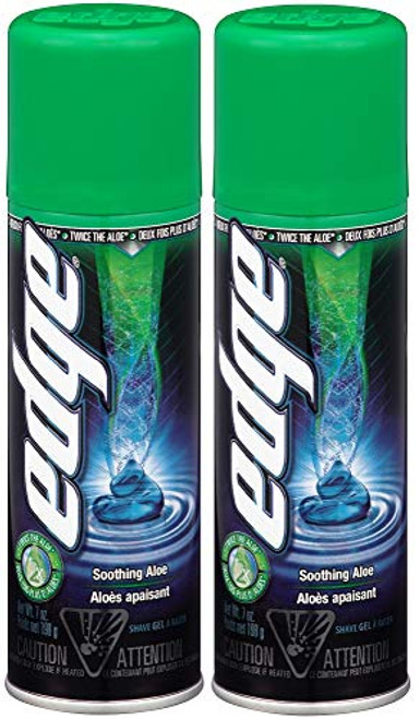 Edge Shave Gel Soothing Aloe 7 oz Pack of 2