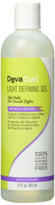 DevaCurl Light Defining Styling Hair Gel 12oz