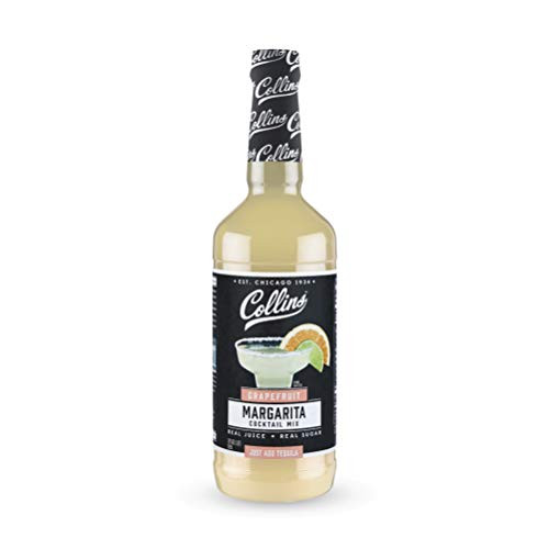 Collins Grapefruit Margarita Mix Made With Real Grapefruit Lime and Lemon Juice With Natural Flavors Cocktail Recipe Ingredient 32 fl oz