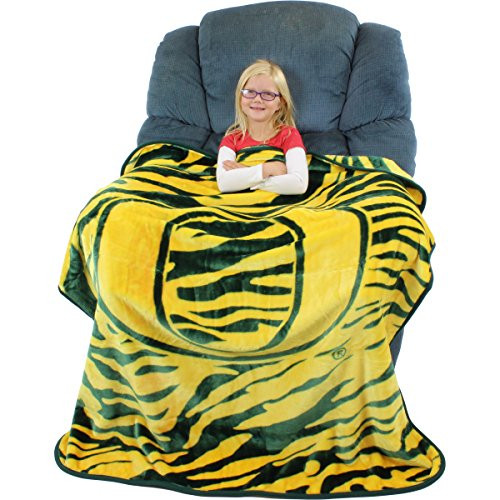 College Covers Oregon Ducks Raschel Throw Blanket 50 x 60